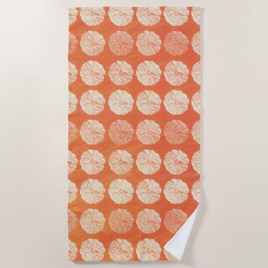 Fall Pumpkin Pattern Strandtuch (Vorderseite)