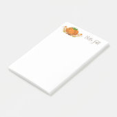 Fall Pumpkin Post Notes Post-it Klebezettel (angewinkelt)