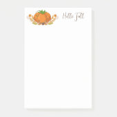 Fall Pumpkin Post Notes Post-it Klebezettel (Vorderseite)