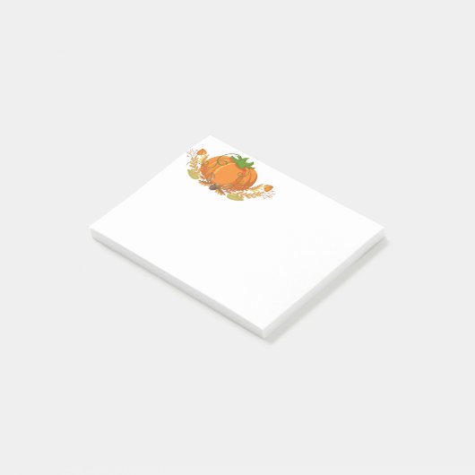 Fall Pumpkin Post Notes Post-it Klebezettel (angewinkelt)