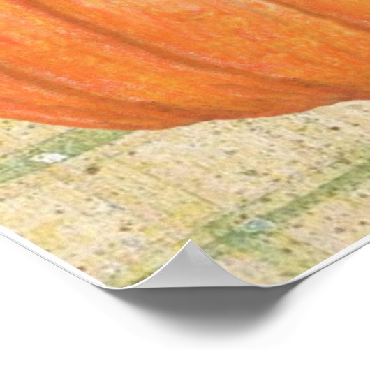 Fall Pumpkin Poster (Ecke)