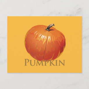 Fall Pumpkin Postkarte