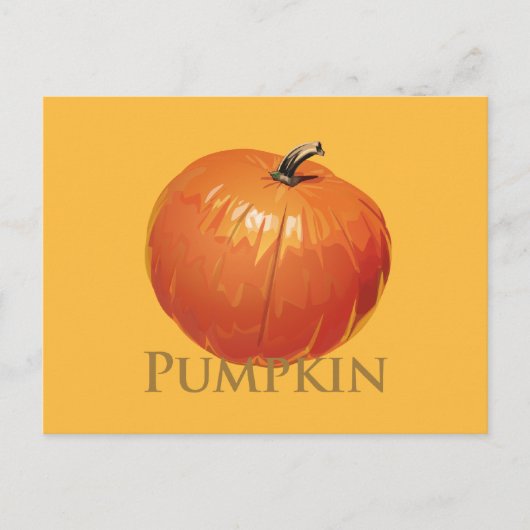 Fall Pumpkin Postkarte (Vorderseite)