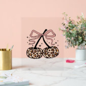 Fall Pumpkin, Pumpkin Cherries, Leopard Pumpkin, P Acrylschild (Hochzeit)