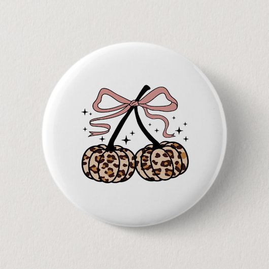 Fall Pumpkin, Pumpkin Cherries, Leopard Pumpkin, P Button (Vorderseite)