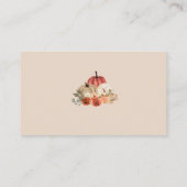 Fall Pumpkin Rate Wie viele Candies Game Card Begleitkarte (Rückseite)