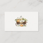 Fall Pumpkin Rate Wie viele Pumpkins Game Card Begleitkarte (Rückseite)