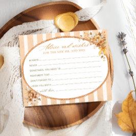 Fall Pumpkin Ratgeber und wünscht Brautparty Card