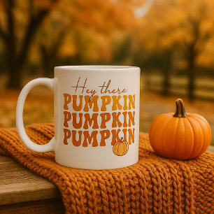 Fall Pumpkin Retro Herbst Kaffeetasse