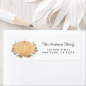 Fall Pumpkin-Rücksendeadresse (Insitu)