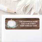 Fall Pumpkin-Rücksendeadresse (Insitu)