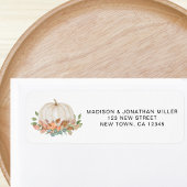 Fall Pumpkin-Rücksendeadresse