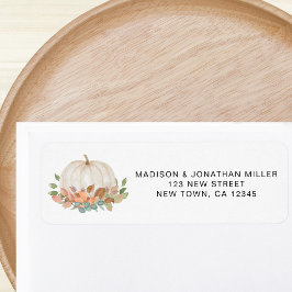 Fall Pumpkin-Rücksendeadresse