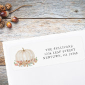 Fall Pumpkin-Rücksendeadresse