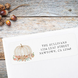 Fall Pumpkin-Rücksendeadresse