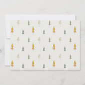 Fall Pumpkin Scarecrow Harvest Kinder Foto Geburts Dankeskarte (Rückseite)