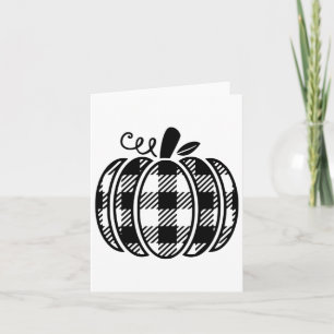 Fall Pumpkin Shirt FrauenHalloween Buffalo Kariert Karte