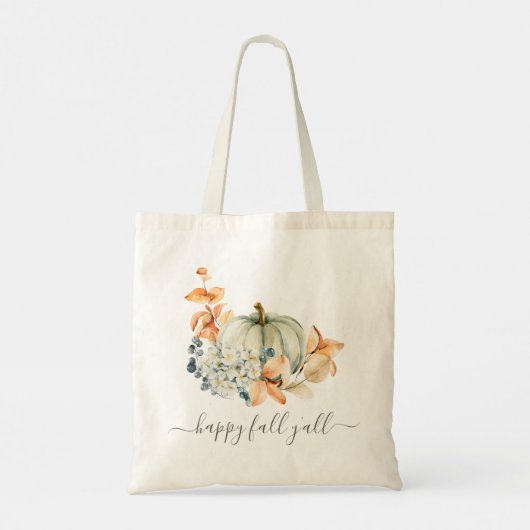 Fall Pumpkin Shopping Tote Bag Tragetasche (Rückseite)