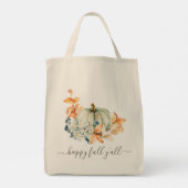 Fall Pumpkin Shopping Tote Bag Tragetasche (Rückseite)
