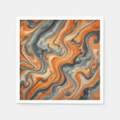 Fall Pumpkin Soup Marmor Textur Decoupage Napkins Serviette (Vorderseite)