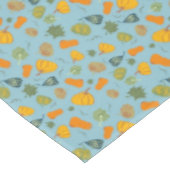 Fall Pumpkin & Squash Erntedank Muster Tischdecke (Schrägansicht)