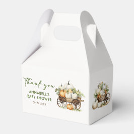 Fall Pumpkin Sunflower Baby Dusche Danke Geschenkschachtel