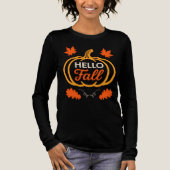 Fall Pumpkin T - Shirt, Herbst Herbst Shirt, 2025 Tri-Blend Shirt (Vorderseite)