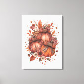 Fall Pumpkin T - Shirt Leinwanddruck (Vorderseite)