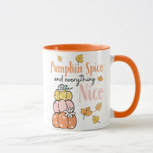 Fall/Pumpkin Thema Latte Tasse