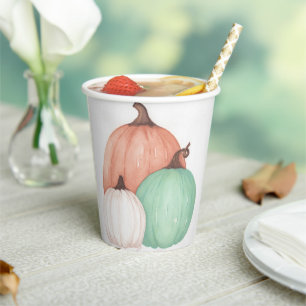 Fall Pumpkin Trio Pappbecher