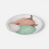 Fall Pumpkin Trio Pappteller (Schrägansicht)