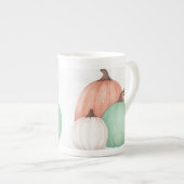 Fall Pumpkin Trio Porzellantasse (Vorderseite Rechts)