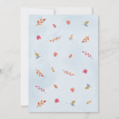 Fall Pumpkin Truck Baby Dusche Einladung (Rückseite)