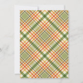 Fall Pumpkin Truck Geburtstag Einladung (Rückseite)