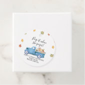 Fall Pumpkin Truck Kinderdusche Pop Es Gefallen Ta Geschenkanhänger (Beispiel)