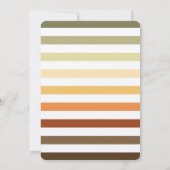 Fall Pumpkin Truck Safari 1. Geburtstag Einladung (Rückseite)