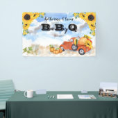 Fall Pumpkin Truck | Sonnenblumen Baby GRILLEN Dus Banner (Messeveranstaltung)