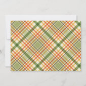 Fall Pumpkin Truck Vielen Dank Dankeskarte (Rückseite)