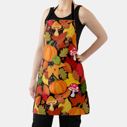 Fall Pumpkin und Blätter Schürze (InSitu)