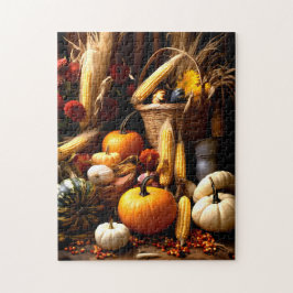 Fall Pumpkin und Maisernte Puzzle