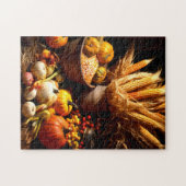 Fall Pumpkin und Maispuzzle Puzzle (Horizontal)