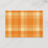 Fall Pumpkin Verlasst Kaffee für Baby Begleitkarte (Rückseite)