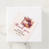 Fall Pumpkin Vielen Dank Baby Dusche Geschenkanhänger (Beispiel)