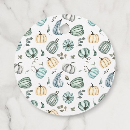 Fall Pumpkin Vielen Dank Geschenkanhänger (Rückseite)