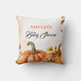 Fall Pumpkin Watercolor Kinderdusche Kissen