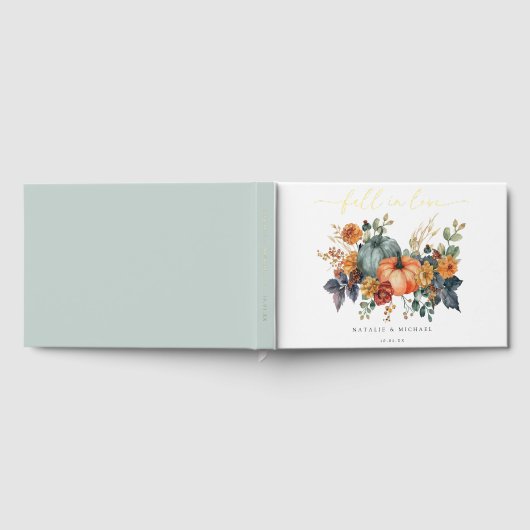 Fall Pumpkin Wedding Gästebuch (Voll)