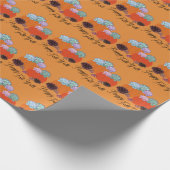 Fall pumpkin Wrapping Paper Geschenkpapier (Ecke)