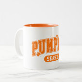 Fall Pumpkin Zweifarbige Tasse (Vorderseite Links)