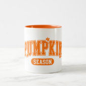 Fall Pumpkin Zweifarbige Tasse (Mittel)