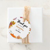 Fall Pumpkin Zweiten Geburtstag Vielen Dank Geschenkanhänger (Beispiel)